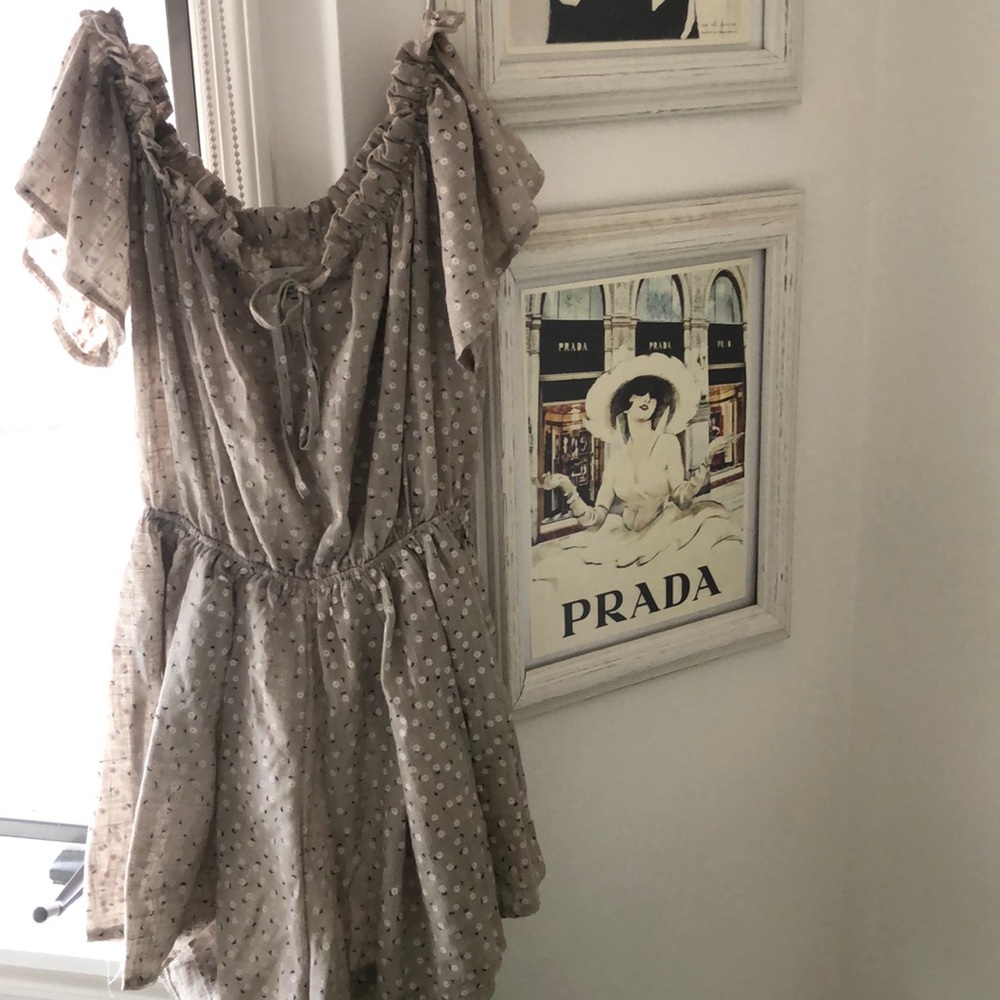 Off the shoulder romper